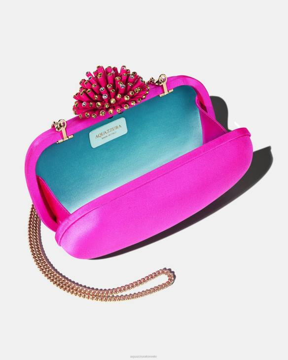 Aquazzura Anemone Clutch PINK 8TLF348