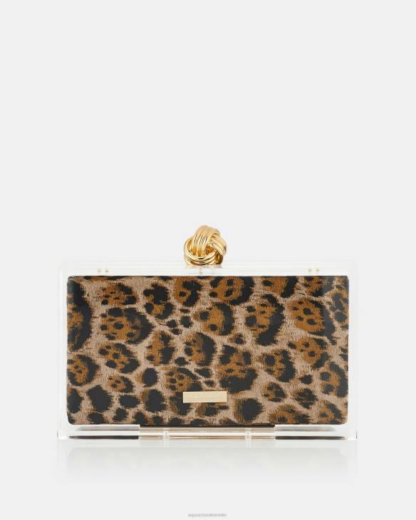 Aquazzura Darling Clutch LEOPARD 8TLF390