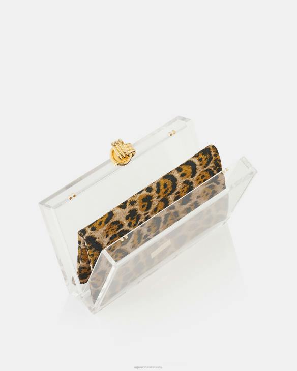 Aquazzura Darling Clutch LEOPARD 8TLF390