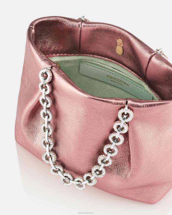 Aquazzura Love Link Mini Tote PINK 8TLF326