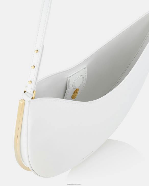 Aquazzura Purist Hobo WHITE 8TLF368