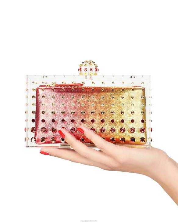 Aquazzura Tequila Clutch ORANGE 8TLF384