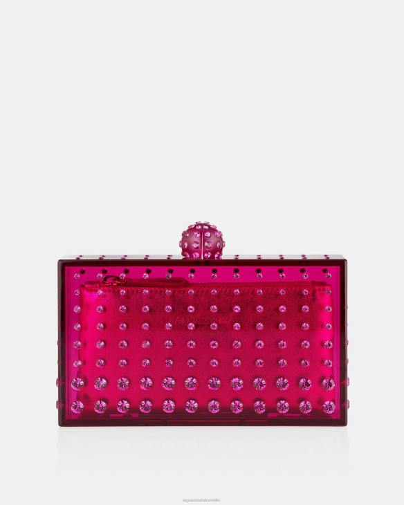 Aquazzura Tequila Clutch PINK 8TLF351