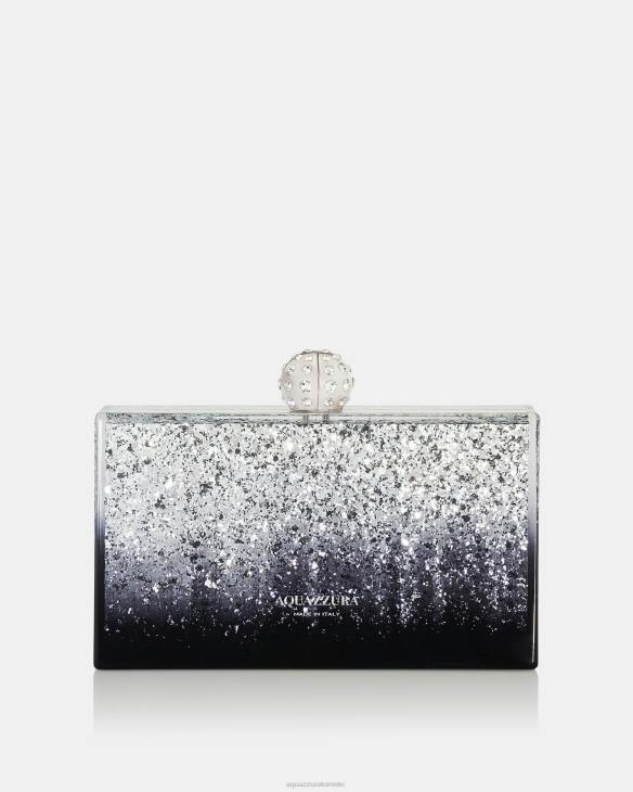 Aquazzura Tequila Clutch SILVER 8TLF310