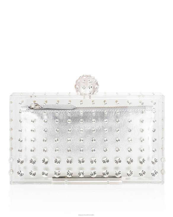 Aquazzura Tequila Clutch SILVER 8TLF331