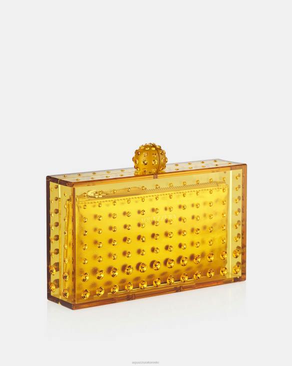 Aquazzura Tequila Clutch YELLOW 8TLF344