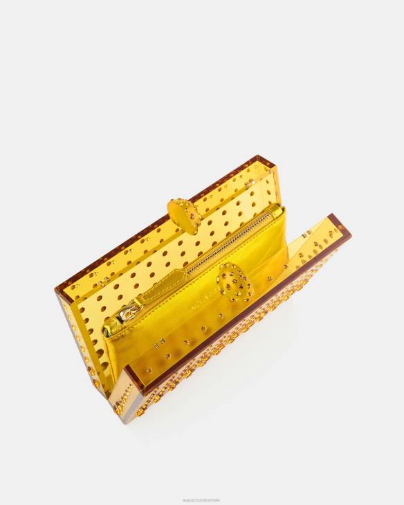 Aquazzura Tequila Clutch YELLOW 8TLF344