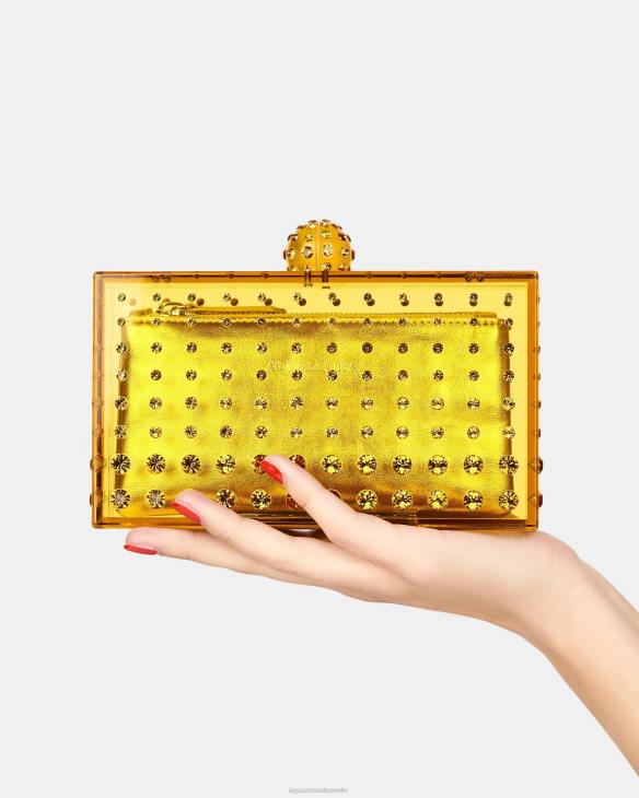 Aquazzura Tequila Clutch YELLOW 8TLF344