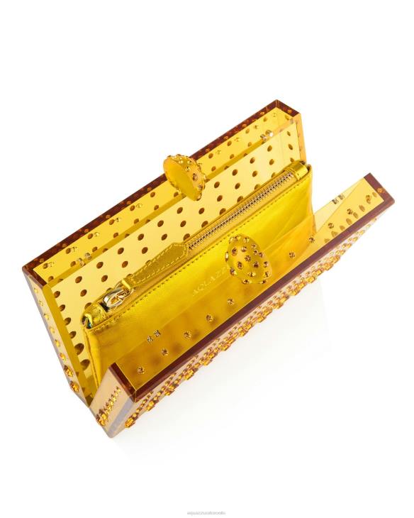 Aquazzura Tequila Clutch YELLOW 8TLF344