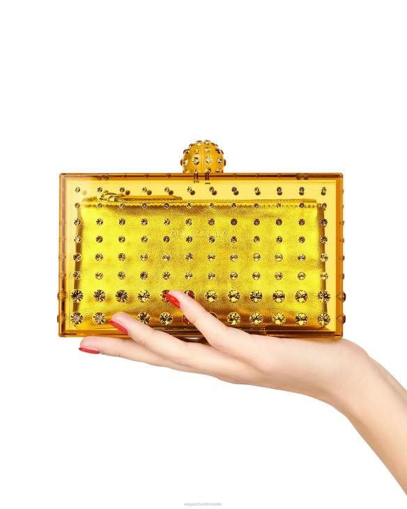 Aquazzura Tequila Clutch YELLOW 8TLF344