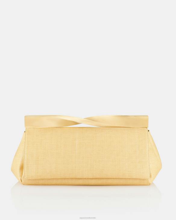 Aquazzura Twist Clutch BEIGE 8TLF393