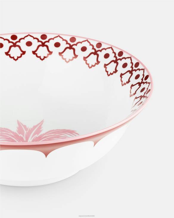 Aquazzura Jaipur Round Salad Bowl BORDEAUX 8TLF530