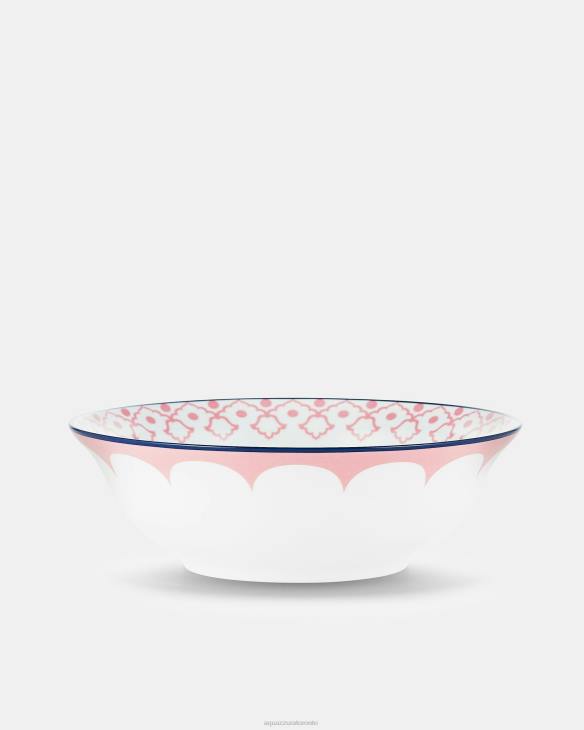 Aquazzura Jaipur Round Salad Bowl PINK 8TLF531