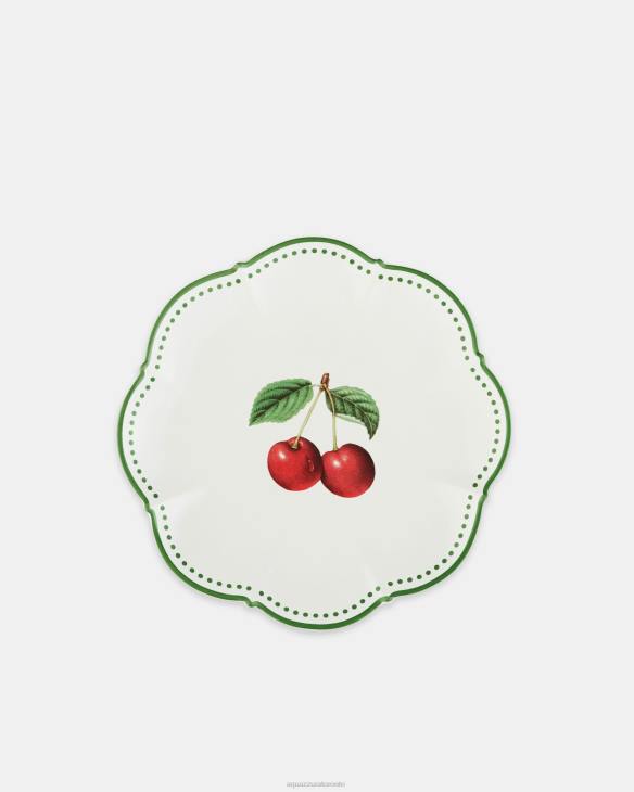 Aquazzura Tutti Frutti Dessert Plate GREEN 8TLF514