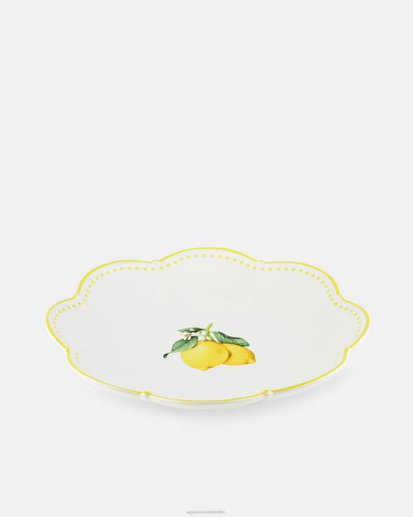 Aquazzura Tutti Frutti Dinner Plate YELLOW 8TLF513