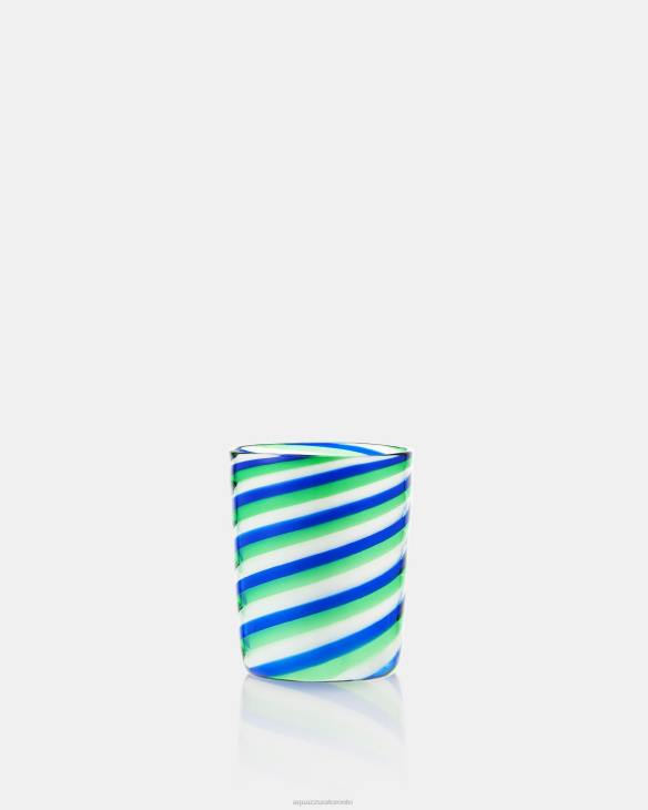 Aquazzura Rainbow Swirl Shot Glass GREEN 8TLF537