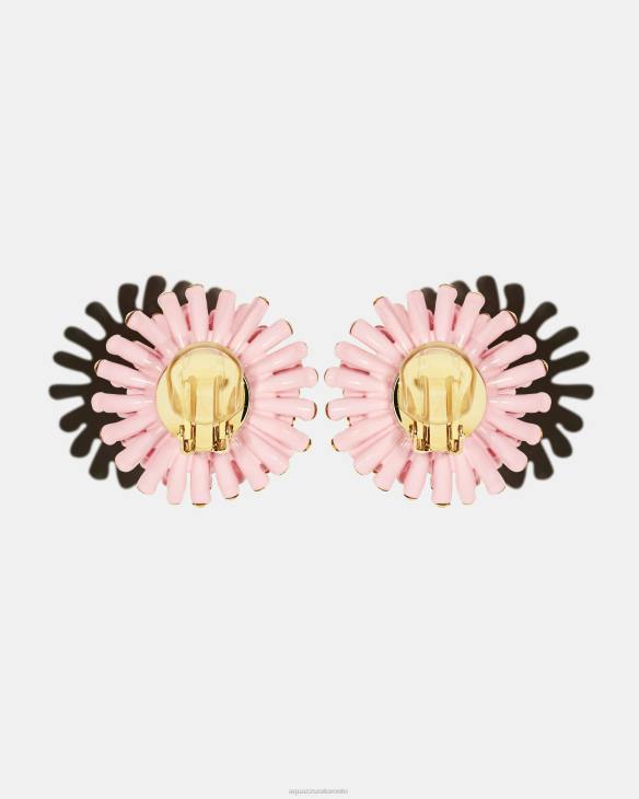 Aquazzura Anemone Earrings PINK 8TLF418