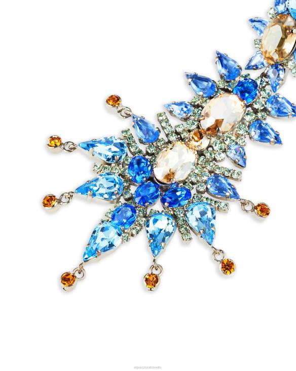 Aquazzura Aranka Earrings BLUE 8TLF343