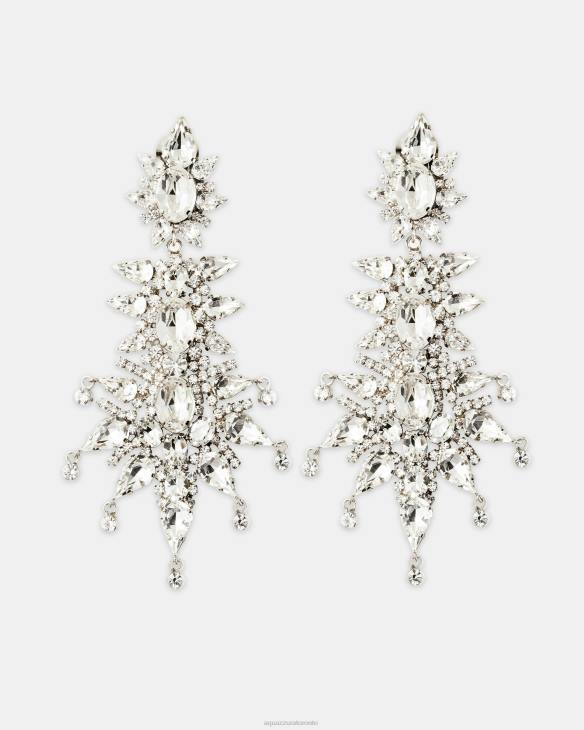 Aquazzura Aranka Earrings SILVER 8TLF334