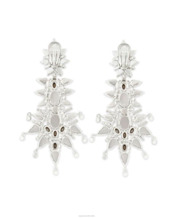 Aquazzura Aranka Earrings SILVER 8TLF334