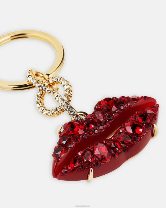 Aquazzura Kiss Me Key Holder RED 8TLF439