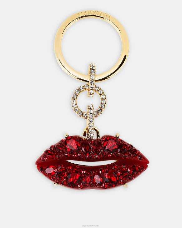 Aquazzura Kiss Me Key Holder RED 8TLF439