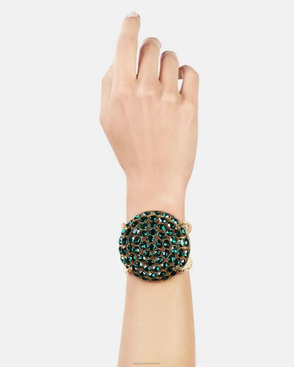 Aquazzura Love Bubbles Bracelet GREEN 8TLF363