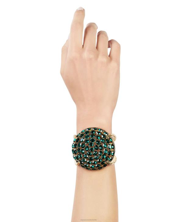 Aquazzura Love Bubbles Bracelet GREEN 8TLF363