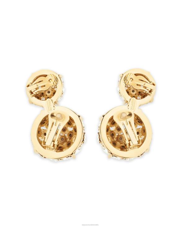 Aquazzura Love Bubbles Earrings GOLD 8TLF454