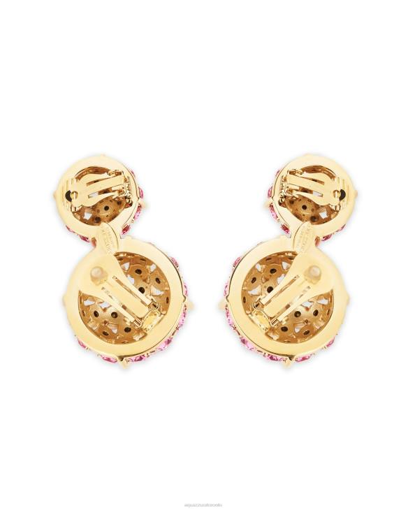 Aquazzura Love Bubbles Earrings PINK 8TLF448