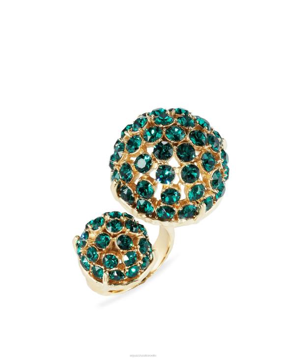 Aquazzura Love Bubbles Ring GREEN 8TLF446