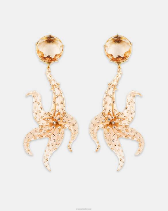 Aquazzura Starfish Earrings ORANGE 8TLF435