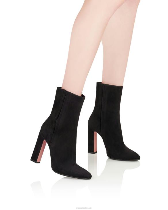 Aquazzura Joplin Bootie 105 BLACK 8TLF296