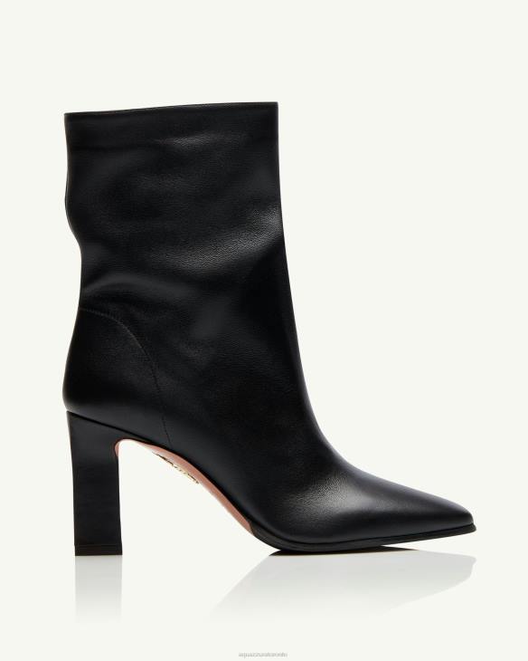 Aquazzura Manzoni Bootie 85 BLACK 8TLF298