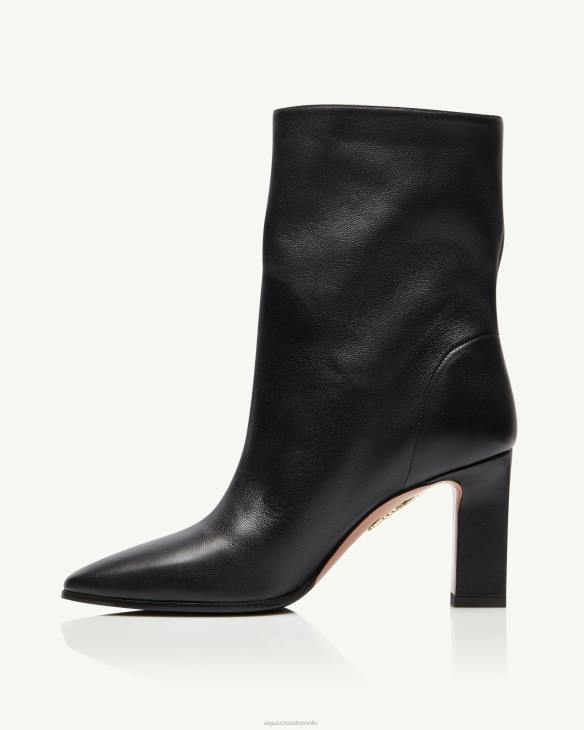 Aquazzura Manzoni Bootie 85 BLACK 8TLF298