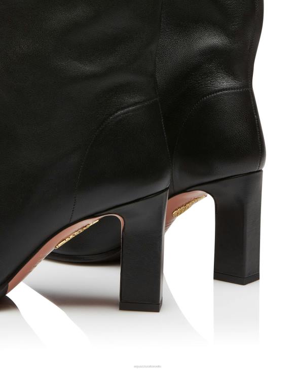 Aquazzura Manzoni Bootie 85 BLACK 8TLF298