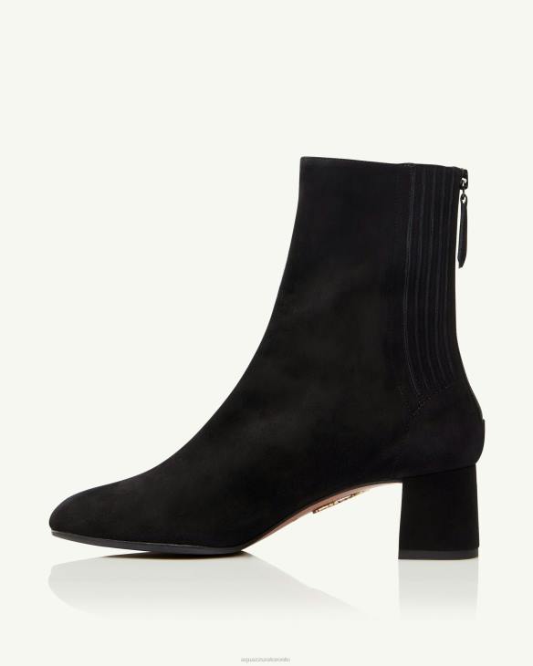 Aquazzura Saint Honore Bootie 50 BLACK 8TLF289