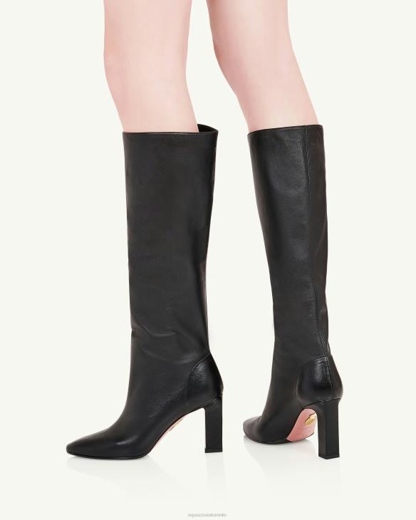 Aquazzura Manzoni Boot 85 BLACK 8TLF301