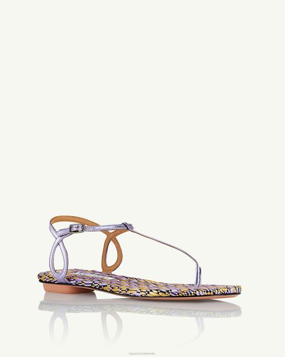 Aquazzura Almost Bare Sandal Flat LILAC 8TLF146