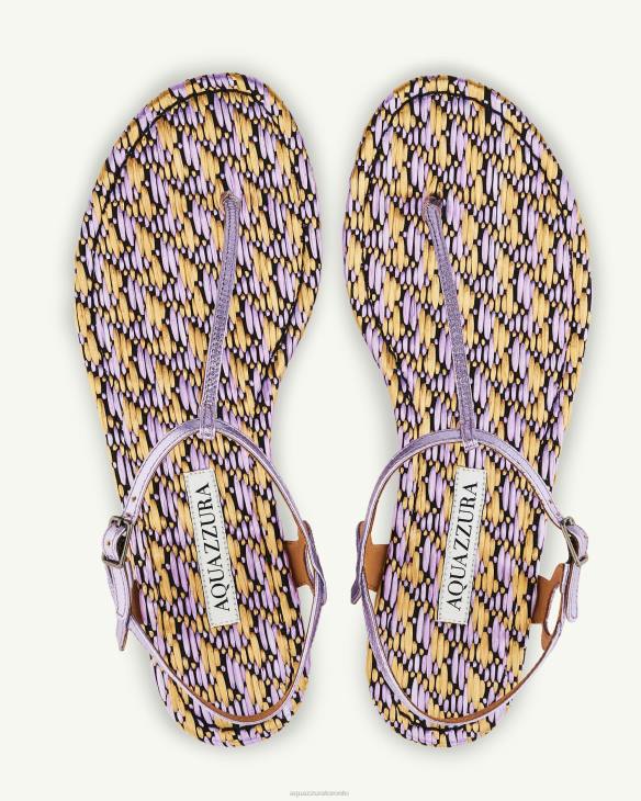 Aquazzura Almost Bare Sandal Flat LILAC 8TLF146