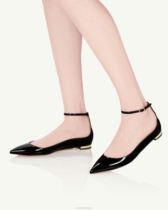 Aquazzura Love Affair Flat BLACK 8TLF269