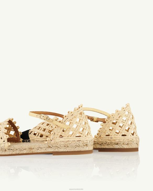 Aquazzura Sunburst Flat BEIGE 8TLF273