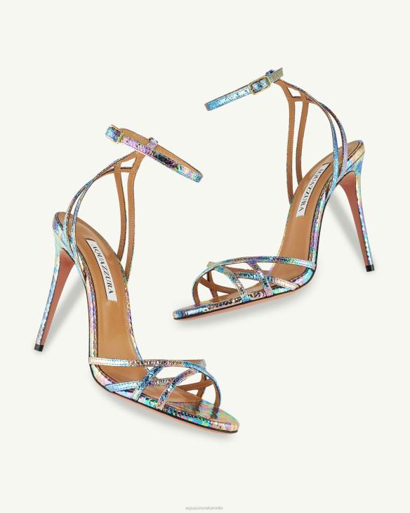 Aquazzura All I Want Sandal 105 BLUE 8TLF9