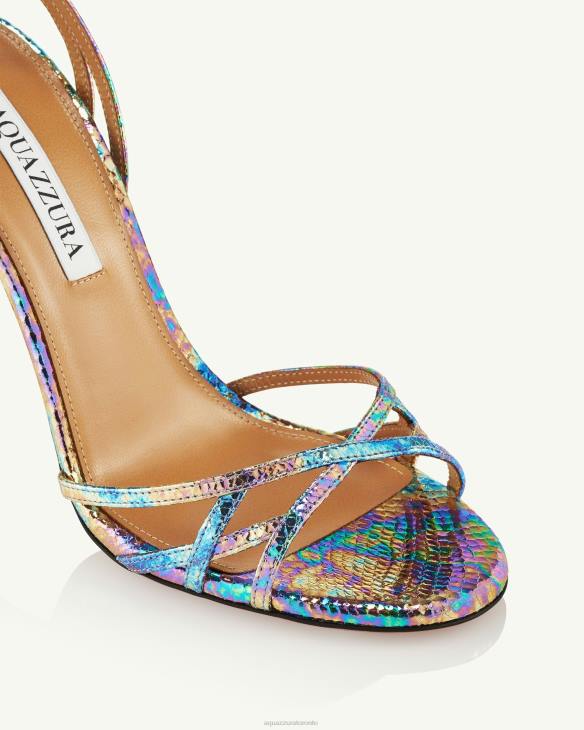 Aquazzura All I Want Sandal 105 BLUE 8TLF9