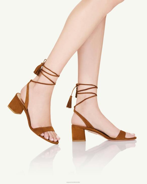 Aquazzura Alu Sandal 50 BROWN 8TLF143