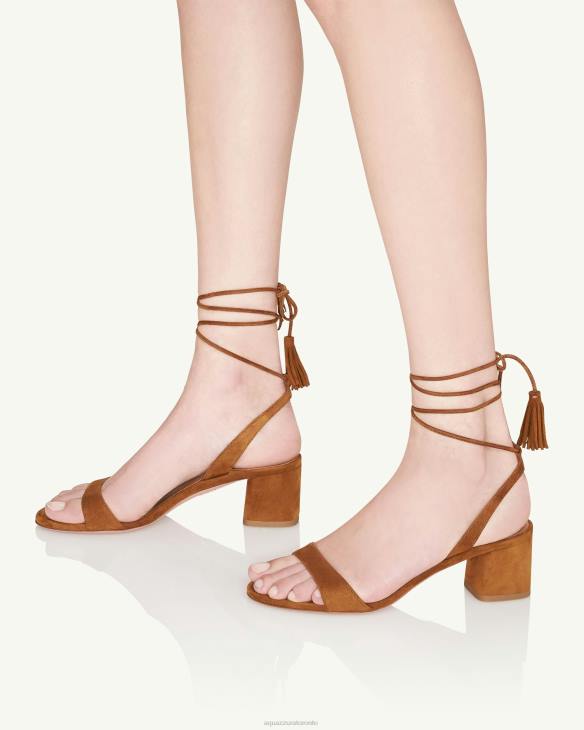 Aquazzura Alu Sandal 50 BROWN 8TLF143