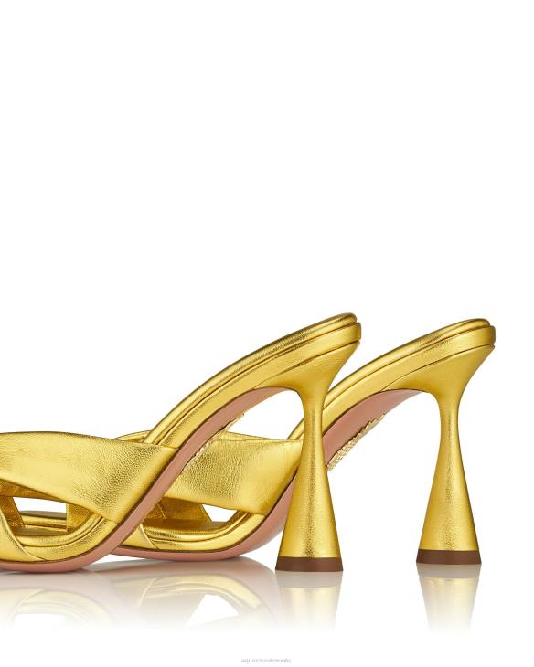 Aquazzura Amore Mule 95 GOLD 8TLF70