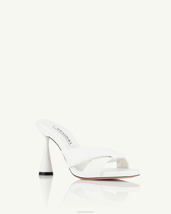 Aquazzura Amore Mule 95 WHITE 8TLF21