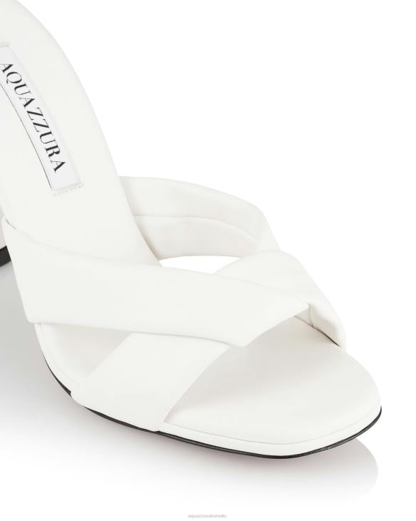 Aquazzura Amore Mule 95 WHITE 8TLF21