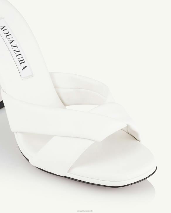 Aquazzura Amore Mule 95 WHITE 8TLF21